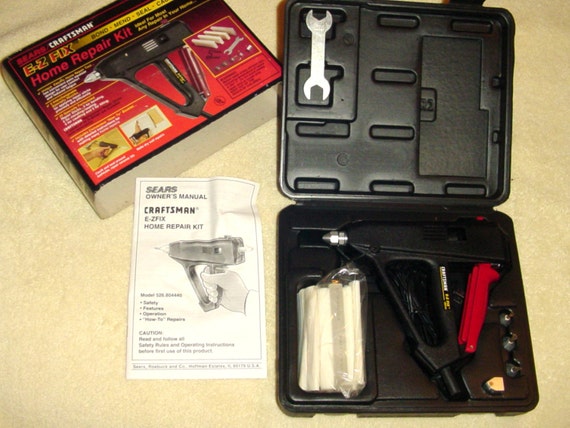 New Unsued Craftsman EZ Fix Home Repair Kit Glue Gun 5