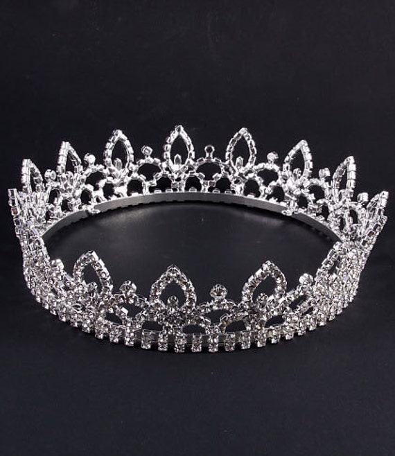 Tiara crown bridal headpiece sweet 16 bridal tiara