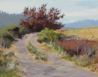 The Red Tree - Original Landscape Painting