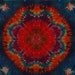 Super Nova Blast Off Tie Dye Tapestry