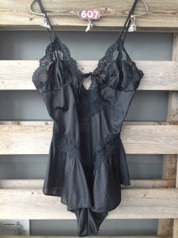 Black Sexy Lingerie Teddy Vintage Teddy Vintage Wedding