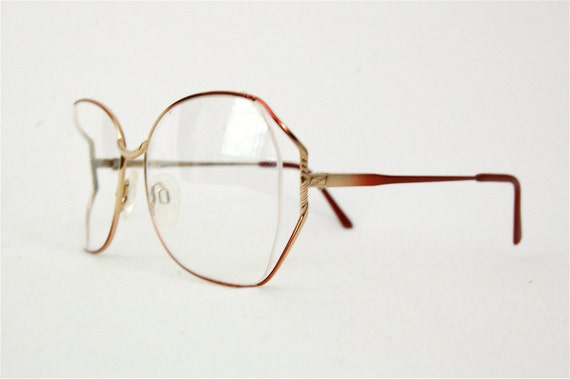 Items similar to Vintage 80's oversized eyeglasses / Safilo Elasta ...