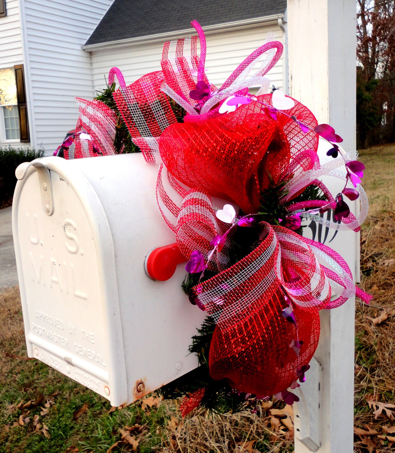 ANY HOLIDAY or SEASON Mailbox Swag/GarlandCustom Colors for