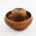 SPECIAL PRICE Wooden Apple and Bowl / Teakwood Apple / Minimalist Decor