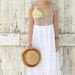 Belle of the Ball Babydoll Dress upcycled eyelet babydoll dress eco boho dress wedding mother of the bride dress