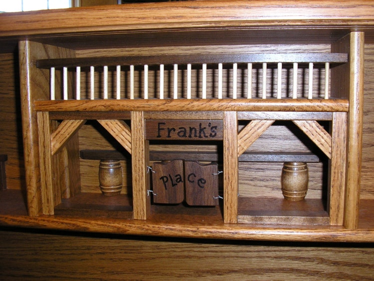 Beer Stein Display Case by OakCollection on Etsy