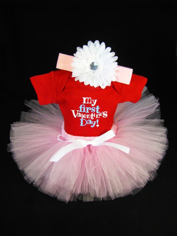 Baby Girl Valentines Day Outfit Babys Valentine Tutu Set