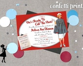 Nurse Graduation Invitation - CALLING THE SHOTS Printable Il_170x135