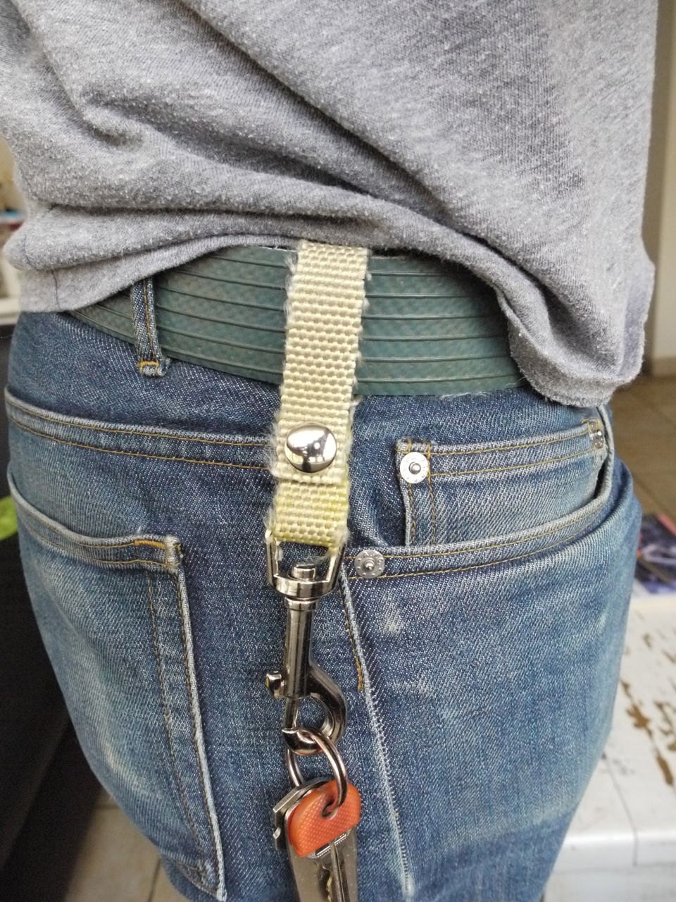 recycled firehose key loop heavy duty