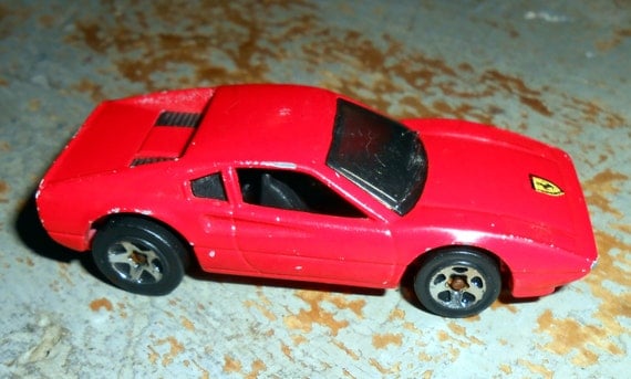 toy red ferrari