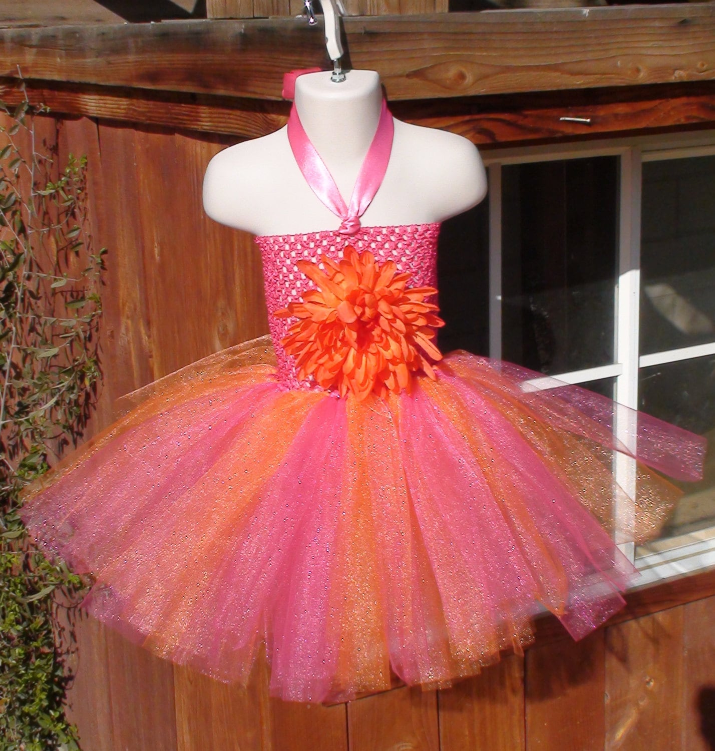 Baby girl tutu dress/Girl tutu dress/Birthday tutu dress/Pink