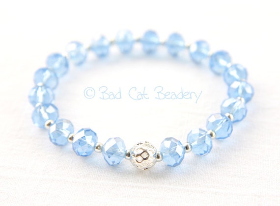 Light Blue Sapphire Beads 80