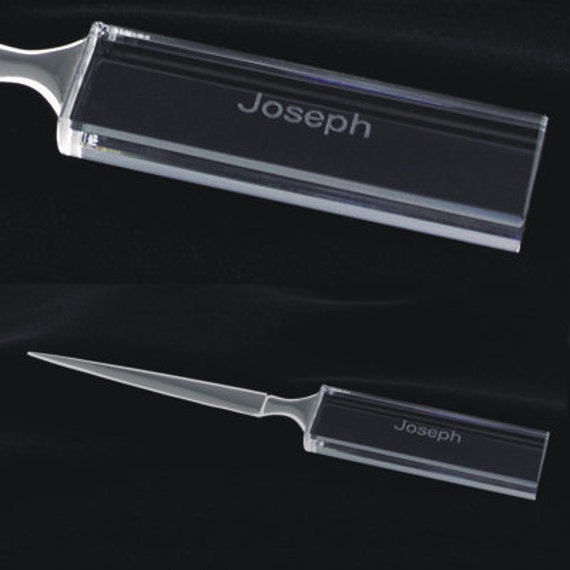 Custom Engraved Crystal Letter Opener