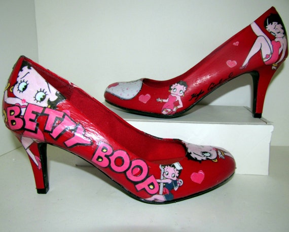 Items similar to Betty Boop Heels - Made to Order on Etsy