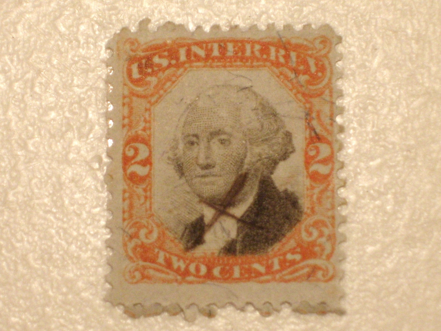 Antique US Internal Revenue 2 Cent Stamp Scott R135 1871 to
