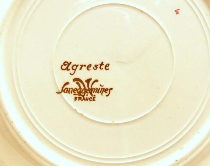 Antique French Dessert Plate Ceramic Plate Wild Flower Motif / French Country Decor / Ceramics / French Country Decor / Vintage Home / Retro Antique French Dessert Plate Ceramic Plate Wild Flower Motif / French Country Decor / Ceramics / French Country Decor / Vintage Home / Retro