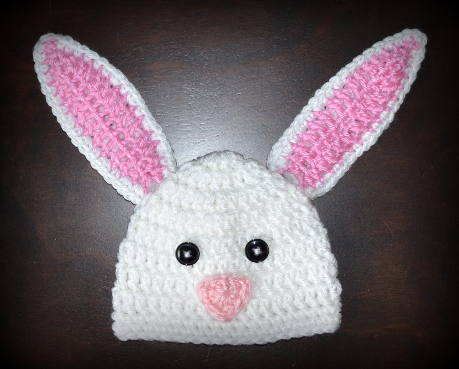 Crochet Easter Bunny Baby Beanie Hat & Diaper by CubbyCreations