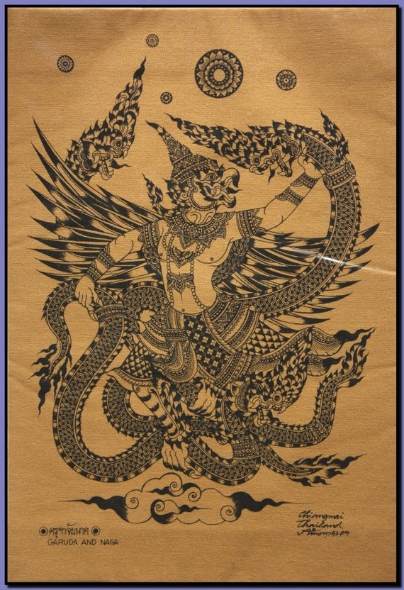 Traditional Thai Garuda Tattoo