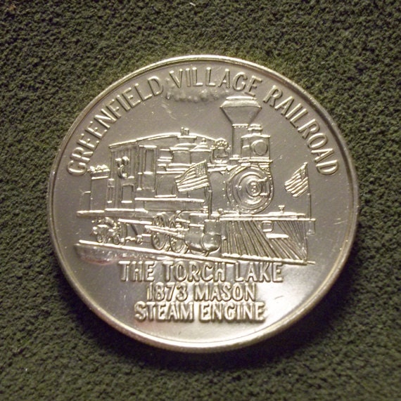 Vintage Greenfield Village Railroad Coin The by KentuckyTrader