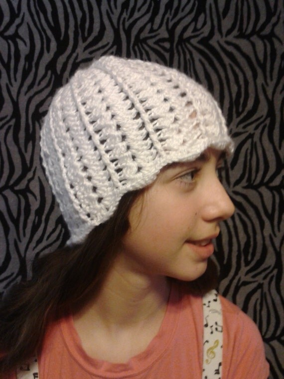 handmade crochet skull cap by TyarnObsession on Etsy