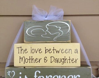 ... mother and daughter is forever mom birthday grandma gift home decor