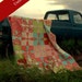 ON HOLD - Cotton Field Quilt - Wedding gift quilt, traditional design with modern fabrics - Ruby fabrics by Moda - Bonnie and Camille