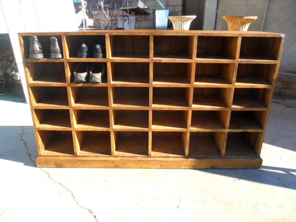  SHOE  CABINET  from reclaimed  wood  USA made