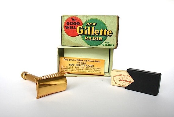 Gillette Razor Vintage Shaving Open Comb New Good Will Safety