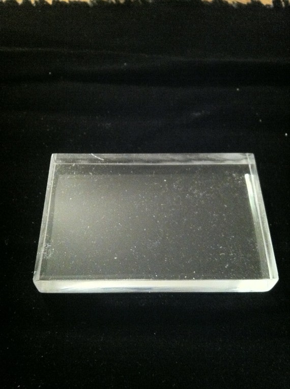 4 x 4 Acrylic Rubber Stamp Block