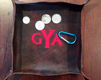 Leather Valet Tray