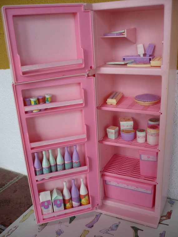 vintage barbie fridge