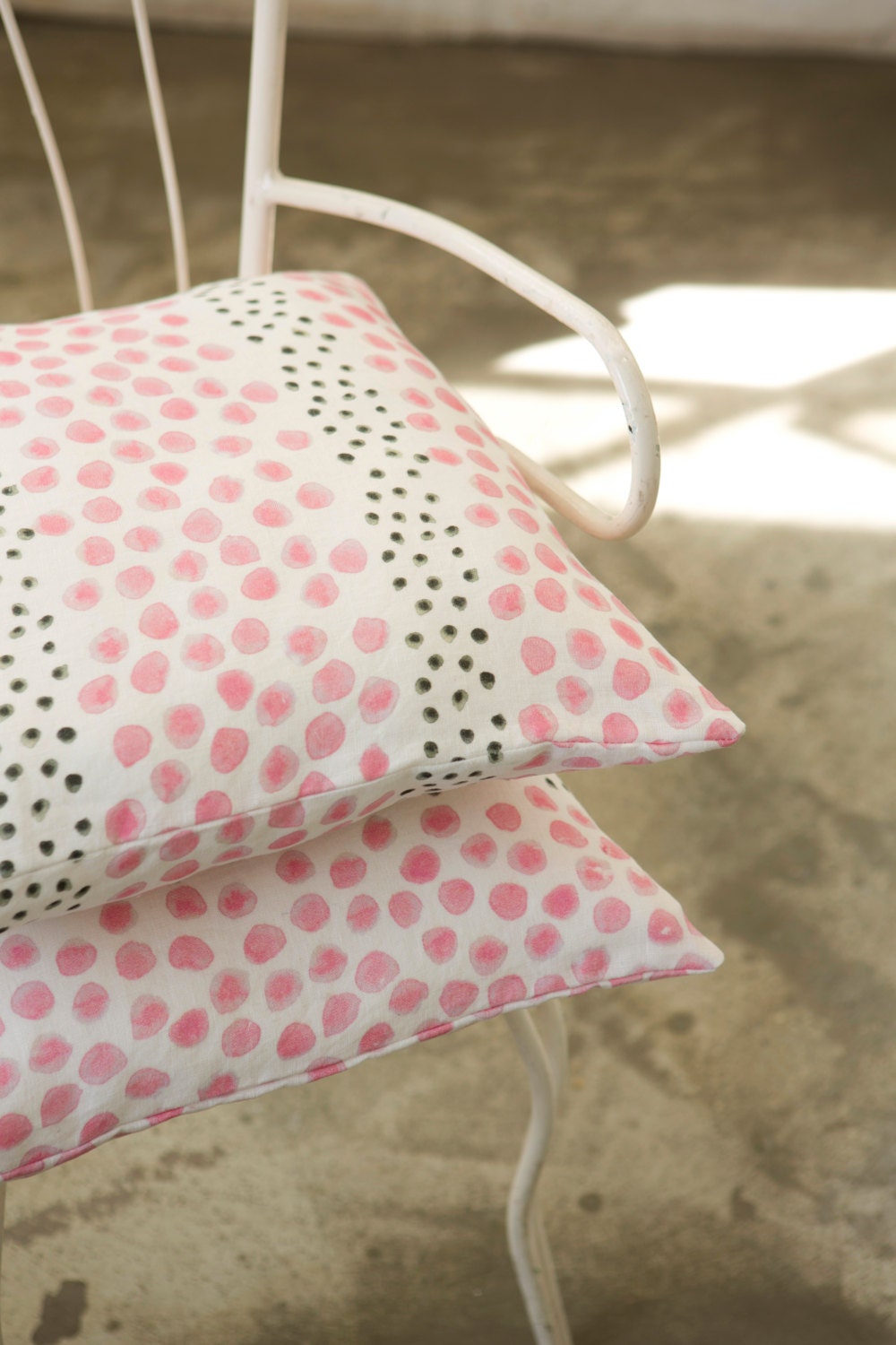 Linen cushion covers A set of two designer by DiklaLevskyDesign