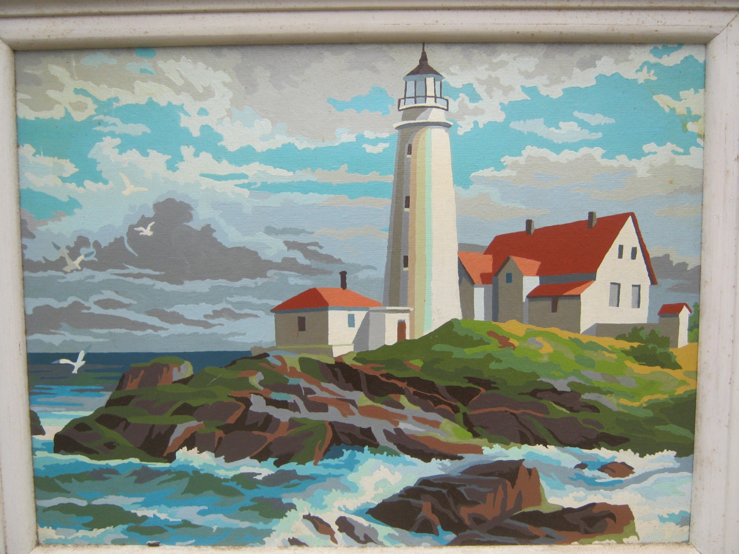 Paint by number of Lighthouse and Keepers by pickingsisters