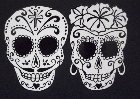 Download Day of the Dead Art Catrina Sugar Skull Couple 36/37643/44