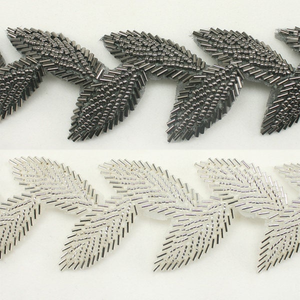 Leaf Beaded Trim for Women baby girls Hair Clip Hair