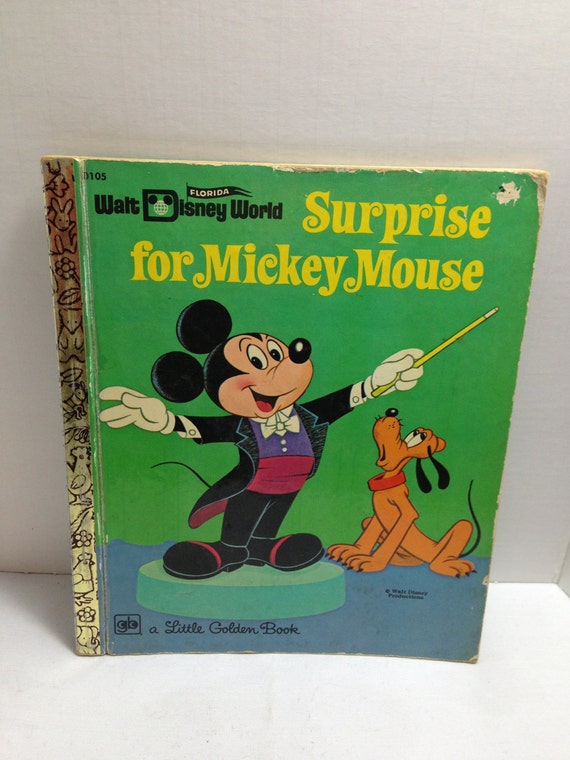 Vintage Walt Disney's Surprise for Mickey Mouse Little