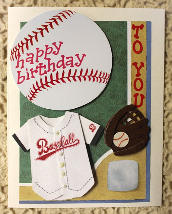 Items similar to Happy Birthday To A Baseball Player. on Etsy