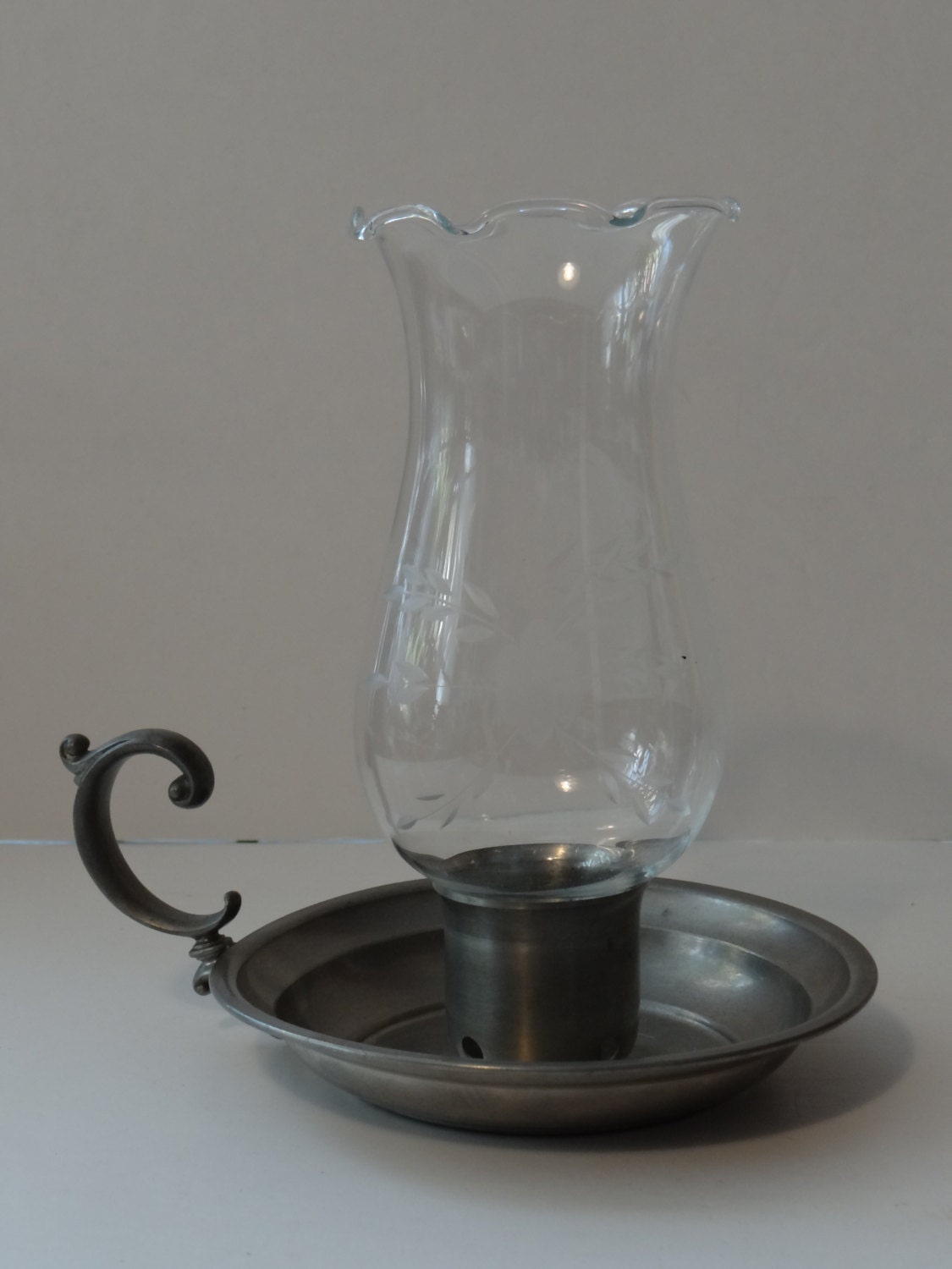 Pewter Candle holder Internationally 27736 with by MyYourTreasure