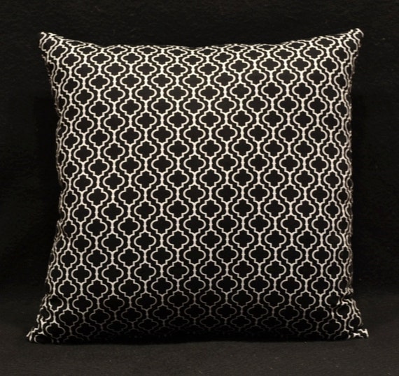 Moroccan Quatrefoil decorative throw pillows by