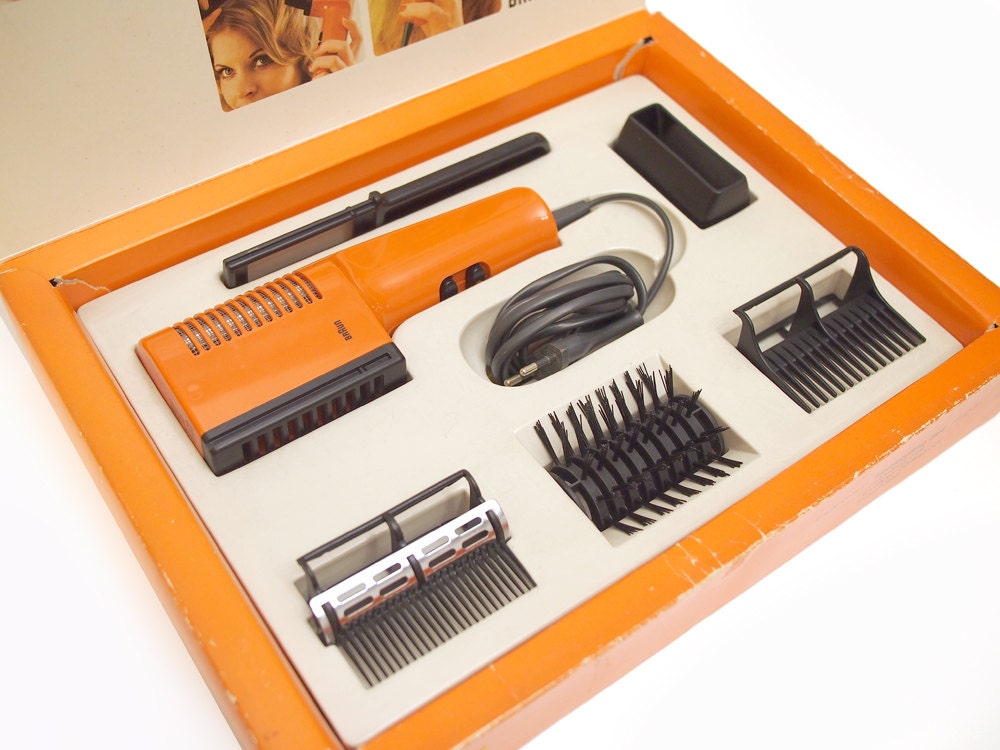 Braun Hairstyling Set Hair Dryer Hld 5 Complete In Original