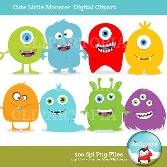 monster clipart etsy - photo #33