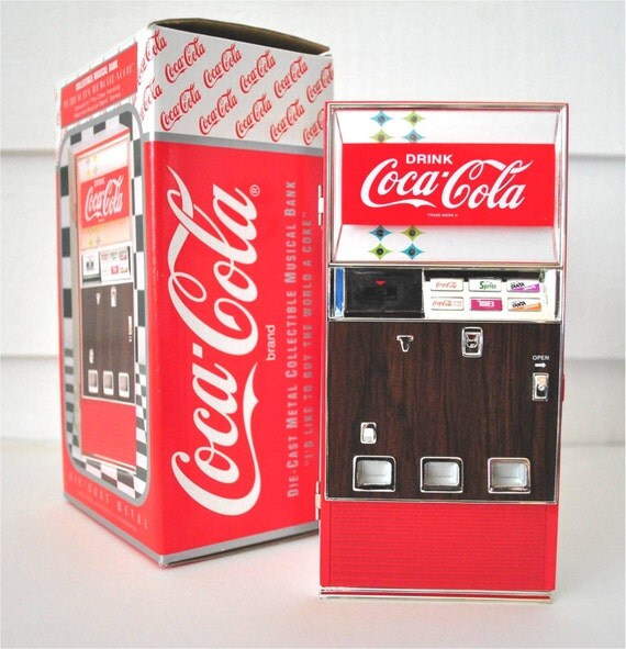 Vintage Collectible Coca Cola Die Cast Musical Bank