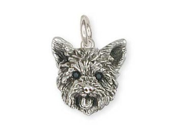 yorkie charm solid sterling silver terrier yorkie charm jewelry yk31 hc yorkie charm solid sterling silver terrier yorkie charm jewelry yk31 hc