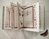 Tiny Miracles. Hand made book. Coptic stitch book. Artists book. Butterflies. Natural History. Tiny Miracles. Hand made book. Coptic stitch book. Artists book. Butterflies. Natural History.