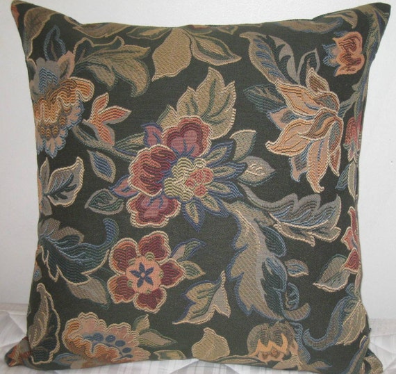 Items similar to Chenille floral pattern decorative 24