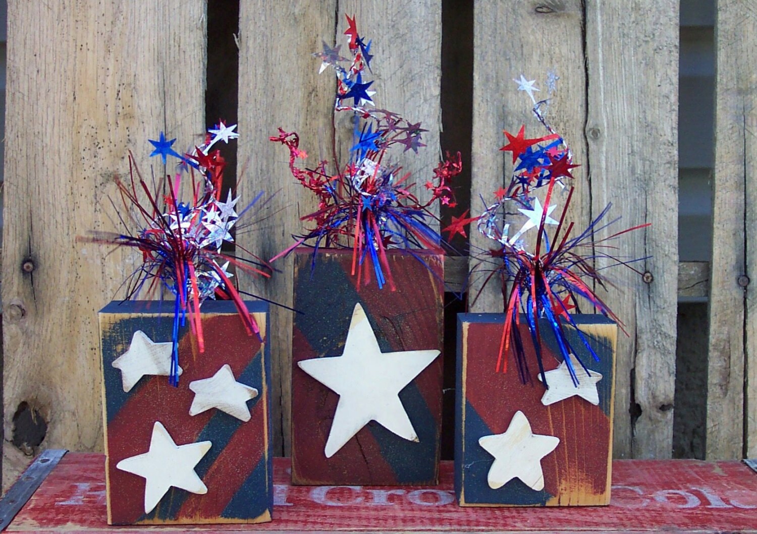 4th of July Firecracker 2x4 Wood Craft by KaylasKornerDesigns