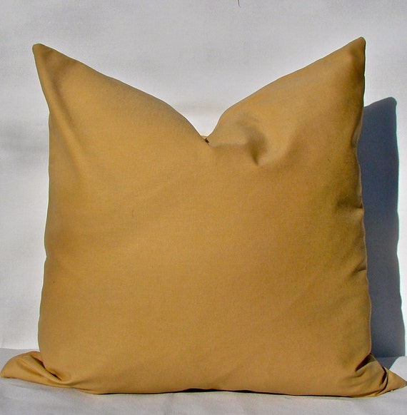 Camel Pillow Cover. 20x20 Pillow Cover. Linen by CidaliaDesigns