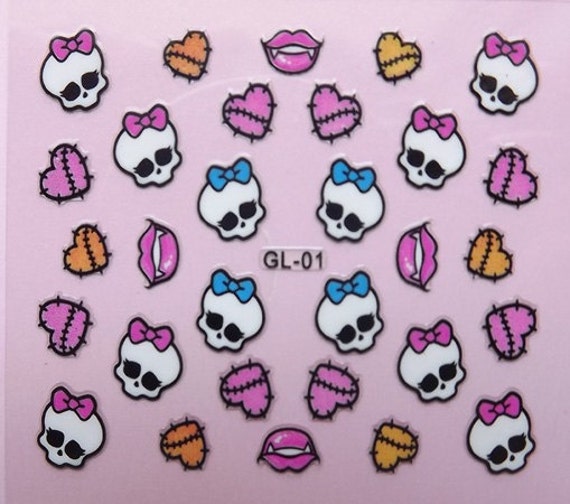 GL-01 Nail Art Sticker Nail Art Sticker Sheet DIY Nail Art
