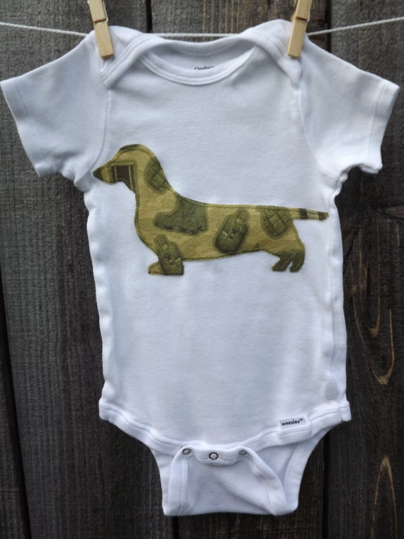 Dachshund Onesie 12 Months