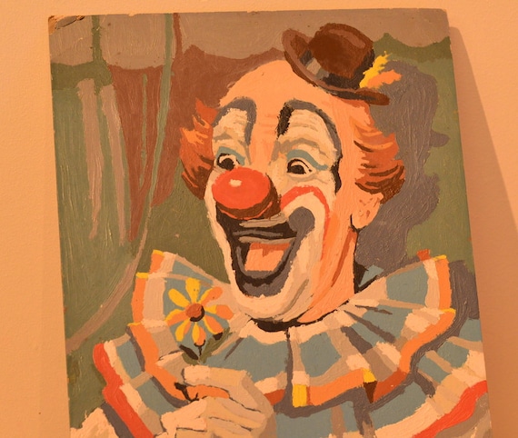 clown paint by numbers